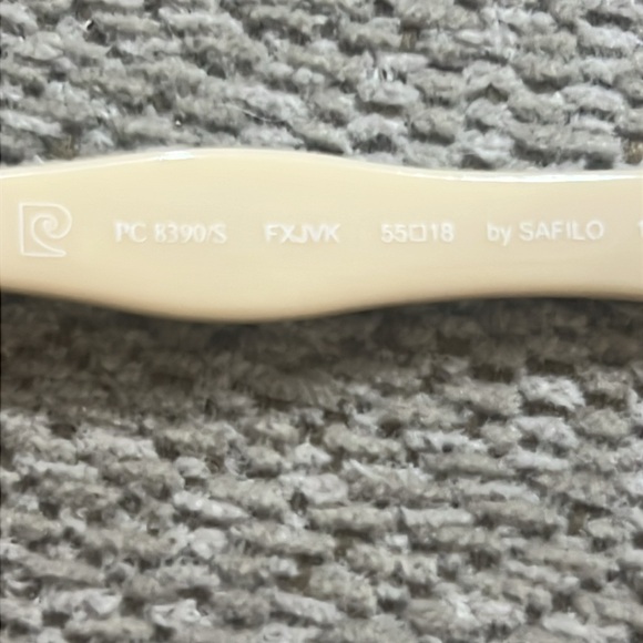 Pierre Cardin Black and Cream Sunglasses main image 4